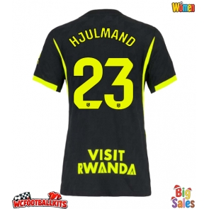 Atletico Madrid Morten Hjulmand #23 Replica Away Stadium Shirt for Women 2026-27 Short Sleeve